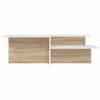 vidaXL Coffee Tables, Set of 2, Sonoma Oak and White Engineered Wood - 4 of 4