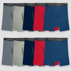 Fruit of the Loom Men's CoolZone Boxer Briefs 10pk - Colors May Vary
