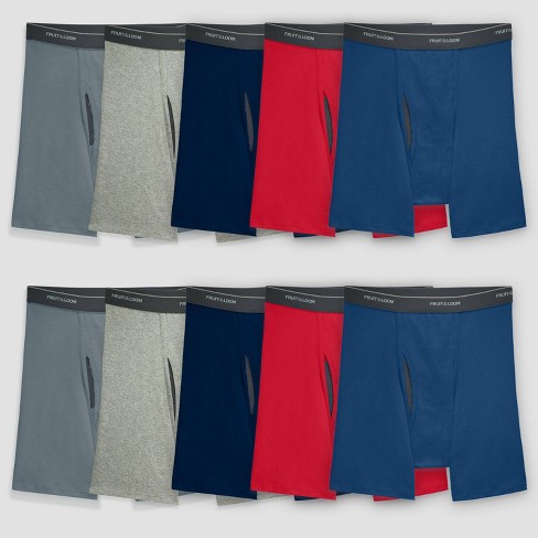 Fruit of the Loom Men's CoolZone Boxer Briefs 10pk - Colors May Vary - image 1 of 4