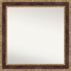 Amanti Art Ridge Non-Beveled Framed Bathroom Vanity Wall Mirror - 1 of 4