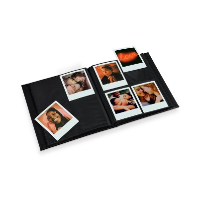 Large Black Rectangular Photo Album with Display Frame