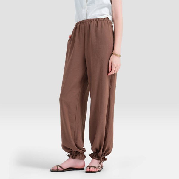 Joggers de pierna de barril de tiro alto para mujer - A New Day™ 5