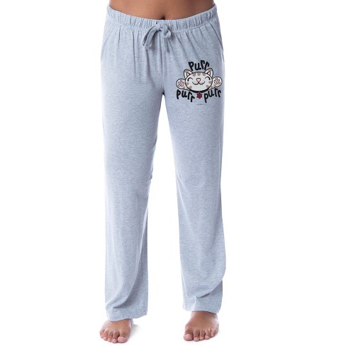 The Big Bang Theory Womens' Soft Kitty Warm Purr Sleep Pajama Pants Grey :  Target