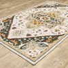 Oriental Weavers Alfresco 28407 Ivory/ Charcoal Indoor Area Rug - 3'6" x 5'6" - 3 of 4