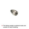 Unique Bargains Tungsten Splash Less Quick Sinking Insert Fishing Weights 5 Pcs - 4 of 4