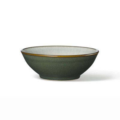 16-Piece White and Green Porcelain Dinnerware Set for 4