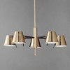 Maxim Lighting Carlo 5 - Light Chandelier in  Dark Bronze/Leather/Heritage Brass - 4 of 4