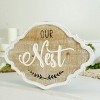 VIP Wood 23 in. Brown Nest Sign - 3 of 4