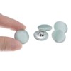 Unique Bargains Blouses Sweater Round Aluminum Cotton Fabric Cloth Covered Buttons 10 Pcs - 4 of 4