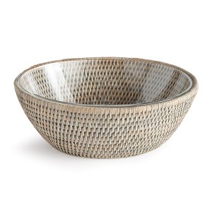 Plum & Post Burma Rattan Serving Bowl - 1 of 4