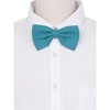 INSPIRE CHIC Men's Textured Solid Color Pre-tied Bow Ties - 3 of 3