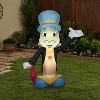 Gemmy Airblown Disney Limited Edition Jiminy Cricket S LG Disney, 6 ft Tall, black - 2 of 2