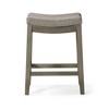 Maven Lane Sophia Backless Vegan Leather Counter Height Bar Stool - 3 of 4