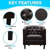 Home Imports Emporium Button Tufted Barrel Chair - 4 of 4