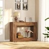 NicBex 33.85" H Wood Console Table with Open Storage Shelf Sofa Table for Entryway Living Room - 2 of 4