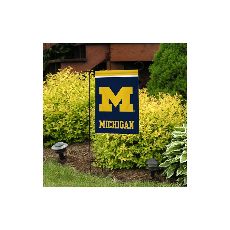 Briarwood Lane Michigan Wolverines Garden Flag NCAA Licensed 12.5" x 18", 3 of 4
