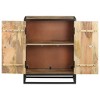vidaXL Hand Carved Sideboard 23.6 in.x13.8 in.x29.5 in. Solid Mango Wood - 3 of 4