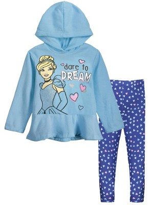 Disney Lilo & Stitch Little Girls Pullover FleeceHoodie and