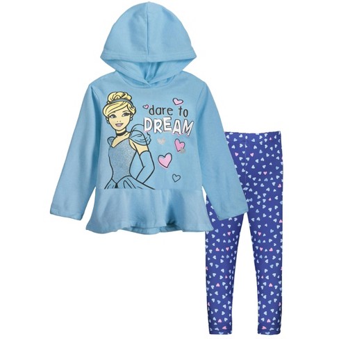 Disney Princess Rapunzel Big Girls Fleece Hoodie And Leggings Outfit Set  10-12 : Target