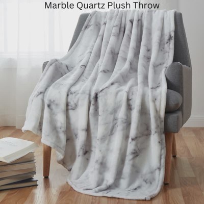 Super Soft Plush Blanket throw Gray – HomeyOak