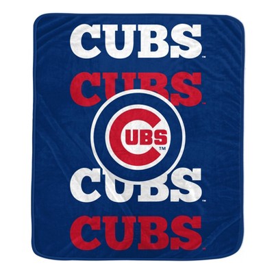 MLB Chicago Cubs Repeat Refresh Ultra Soft Blanket