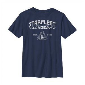 Boy's Star Trek Starfleet Academy Emblem Est. 2161 T-Shirt - 1 of 3