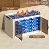 Plastic Living Room Bedroom Storage Cabinet Folding Cabinet Storage, W65/80CM H145CM Household Cabinet Multi-Layer Storage Cabinet - 4 of 4