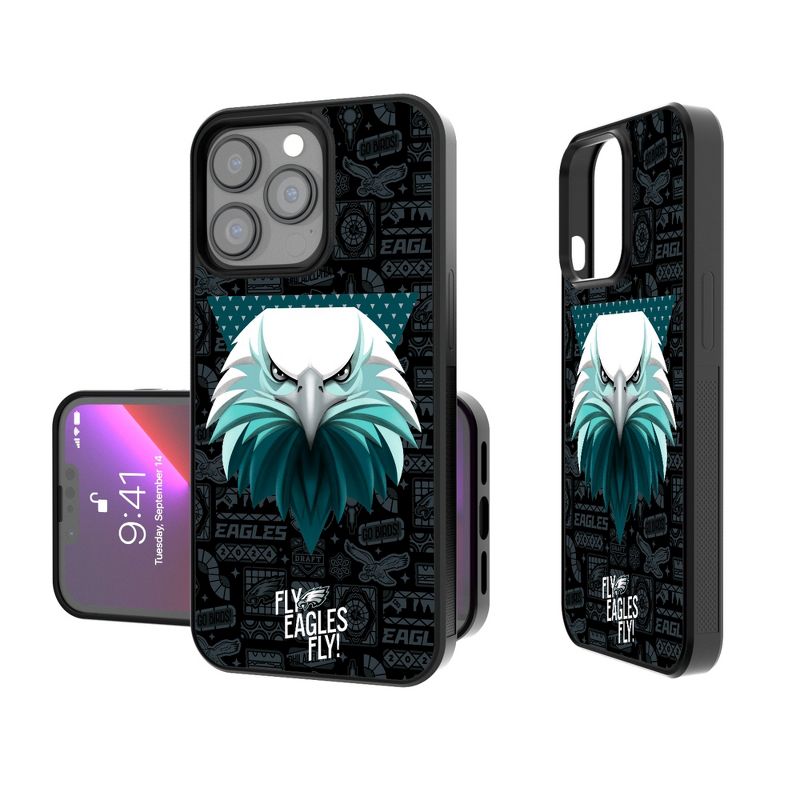 Keyscaper Philadelphia Eagles 2024 Illustrated Limited Edition Bump Phone Case, 1 of 7