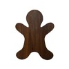 Slickblue Christmas Gingerbread Man Wooden Board – Acacia Wood for Charcuterie, Snacks, Desserts, 15" - 4 of 4