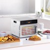 VEVOR Food Dehydrator Machine, 6 Stainless Steel Trays, 400W Electric Food Dryer with Adjustable Temperature & 24-Hour Timer, Freeze Dryer, Silver - 2 of 4