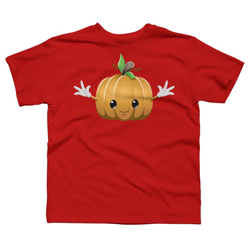 Boy's Design By Humans Halloween Pumpkin Monster 6 By LironPeer T-Shirt, 1 of 4
