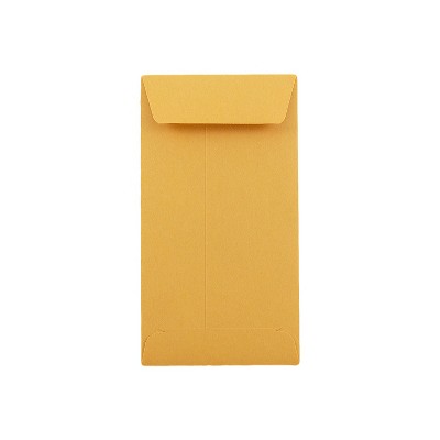 JAM Paper #5.5 Coin Recycled Business Envelopes 3 1/8x5 1/2 Kraft Recycled 40931170B
