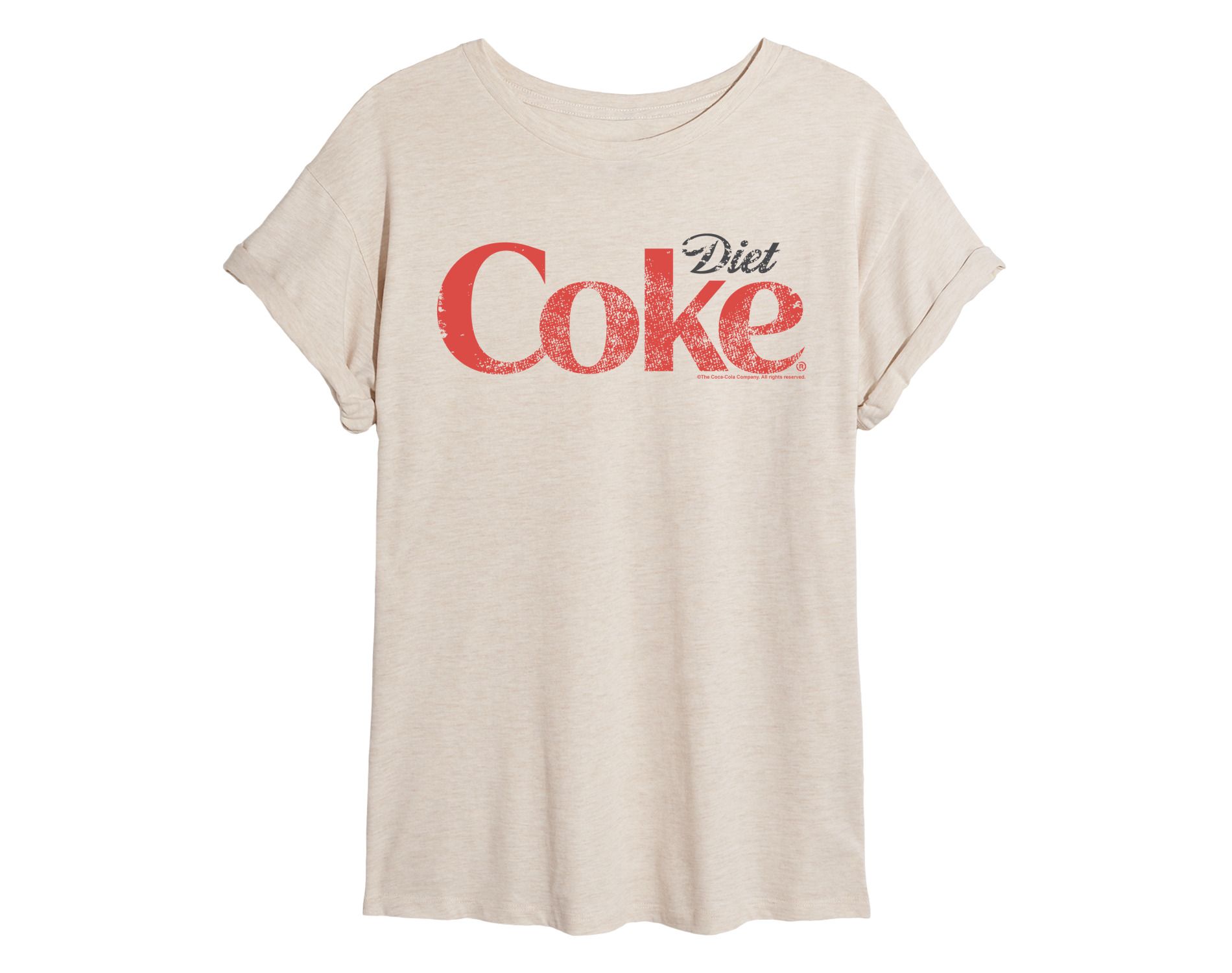 Women's - Coca-Cola - Diet Coke Logo Oversized Graphic T-Shirt
