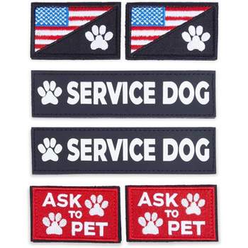 Okuna Outpost 12 Pack Service Dog Vest Patches (8 Designs)
