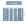 Home Weavers Glamour Collection 100% Polyester Microfiber Bathroom Rug, Non Slip Bath Mat Water Absorbent Soft Microfiber Shaggy Mat Machine Washable - 3 of 4