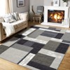 Washable Area Rug for Living Room Modern Geometric Large Area Rug - 2 of 4