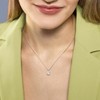 EVERLY JEWELRY | Sterling Silver Pendant with Created Gemstone – Multiple Stone Options - 4 of 4