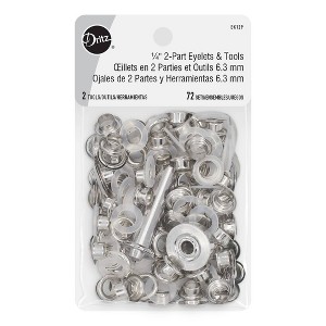 Dritz 72ct Eyelets Nickel - 1 of 4