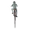 SPI Home Frog on Bicycle Garden Sculpture – 20" Cast Aluminum Verdigris Outdoor Statue with Whimsical Cycling Design - 3 of 4