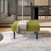 TUYOHW Small Ottoman with Legs,22 Inch Corduroy Footstool 440lbs Capacity,Square Padded Stool for Living Room,Bedroom,Entryway - 2 of 4