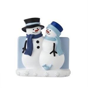 SKL Home Saturday Knight Ltd Winter Friends Toothbrush Holder - 4.57x2.59x4.4, Blue - 1 of 3