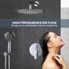 WOWOW  9-Spray Patterns with 1.8 GPM 10 in. Wall Mount Rain Fixed Shower Heads in - 2 of 4