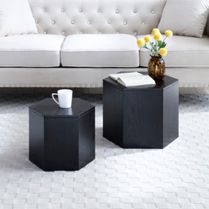 Coffee Tables With Two Differently-Sized Tables, Mdf Side Table, End Table Set Of 2-Cuddlewood - 1 of 4