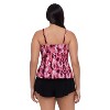 Trimshaper Women's Chloe High Neck Keyhole Swimsuit Top - 3 of 3