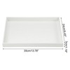 Unique Bargains PU Leather Stackable Jewelry Tray Jewelry Drawer Organizer Trays Showcase Jewelry Holder for Bracelets Earrings 1Pcs White - 4 of 4