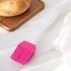 Unique Bargains Basting Brush 28g Large Handle Brush Color Block Dishwasher Safe Silicone PP 7.87"x1.57" 1Pcs - 2 of 4