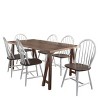 Christopher Knight Home Ansley 7 Pieces Farmhouse Rubber Wood Dining Set - 2 of 4