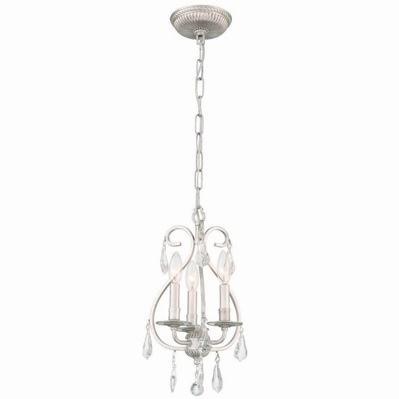 Crystorama Lighting Ashton 3 - Light Chandelier in  Olde Silver, 1 of 3