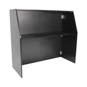 YIYIBYUS Folding Portable Event Bar with Top and Middle Shelves - 1 of 4