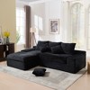 Dolonm Single Recliner Sofa: 300lb Capacity, Chenille Fabric, Ergonomic Design for Living Room/Study -6 Color - 2 of 4